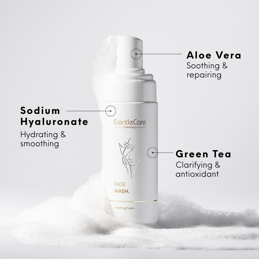 Vitalkind Sensitive Face Wash GIRL – Mildes Gesichtswaschgel Für Mädchen, Mit Bio-Aloe Vera & PH 5,5